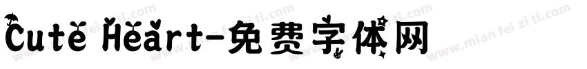 Cute Heart字体转换